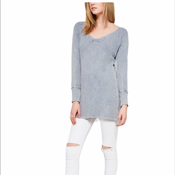 Tops - Light Denim LS Top
